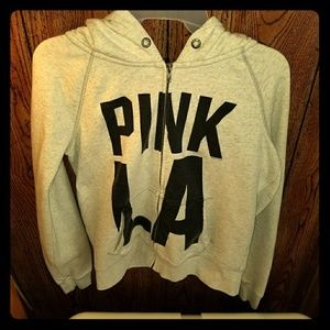 VS "Pink LA" palm tree hoodie